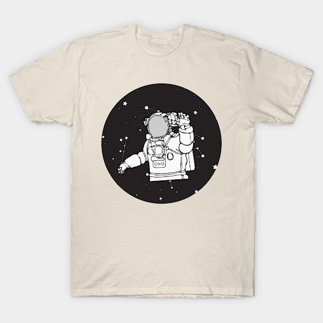 Astronaut T-Shirt by MoreArt15